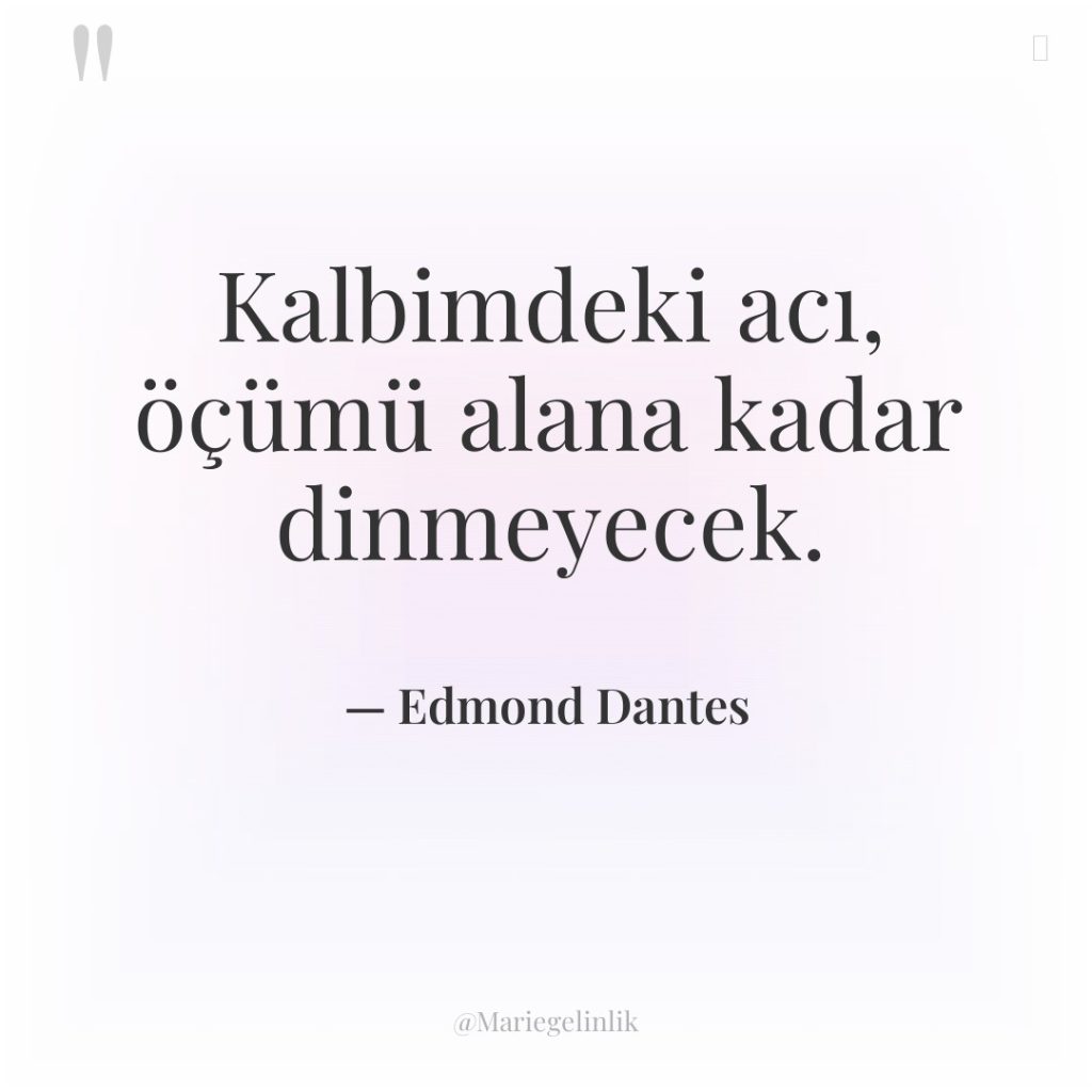 Kalbimdeki acı, öçümü alana kadar dinmeyecek.