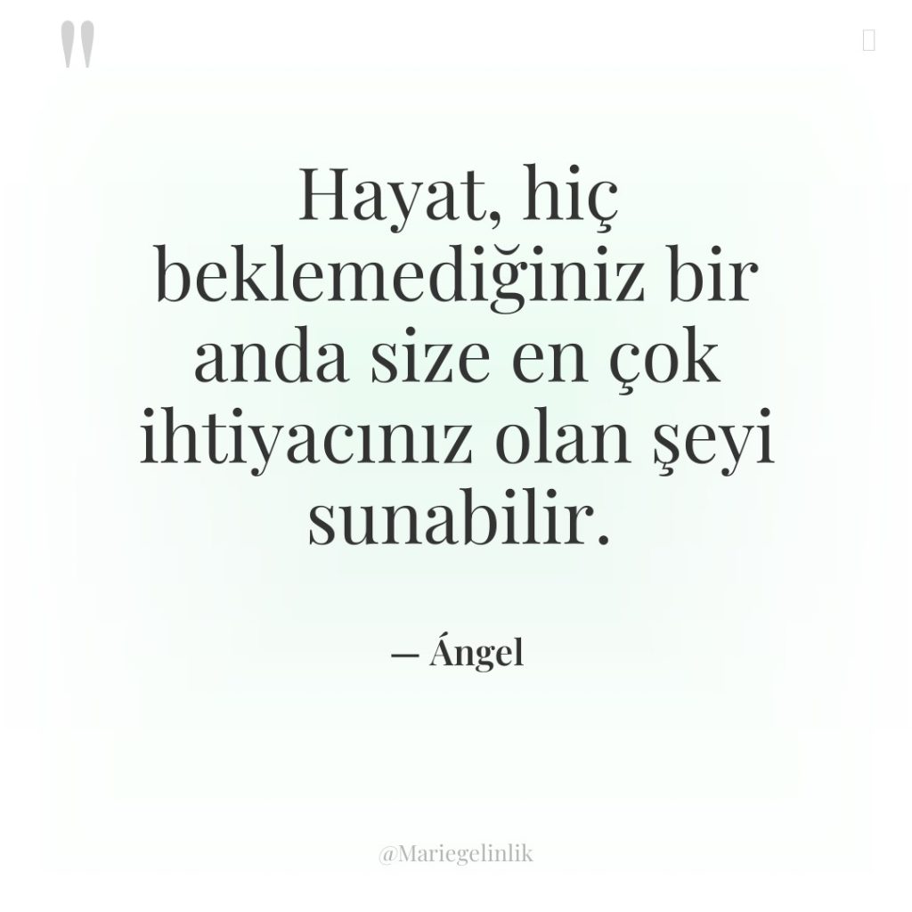 Hayat, hiç beklemediğiniz bir anda size en çok ihtiyacınız olan…