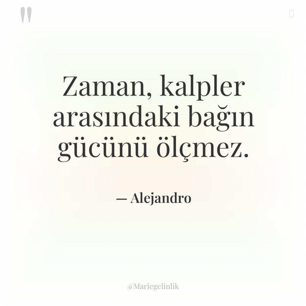 Zaman, kalpler arasındaki bağın gücünü ölçmez.