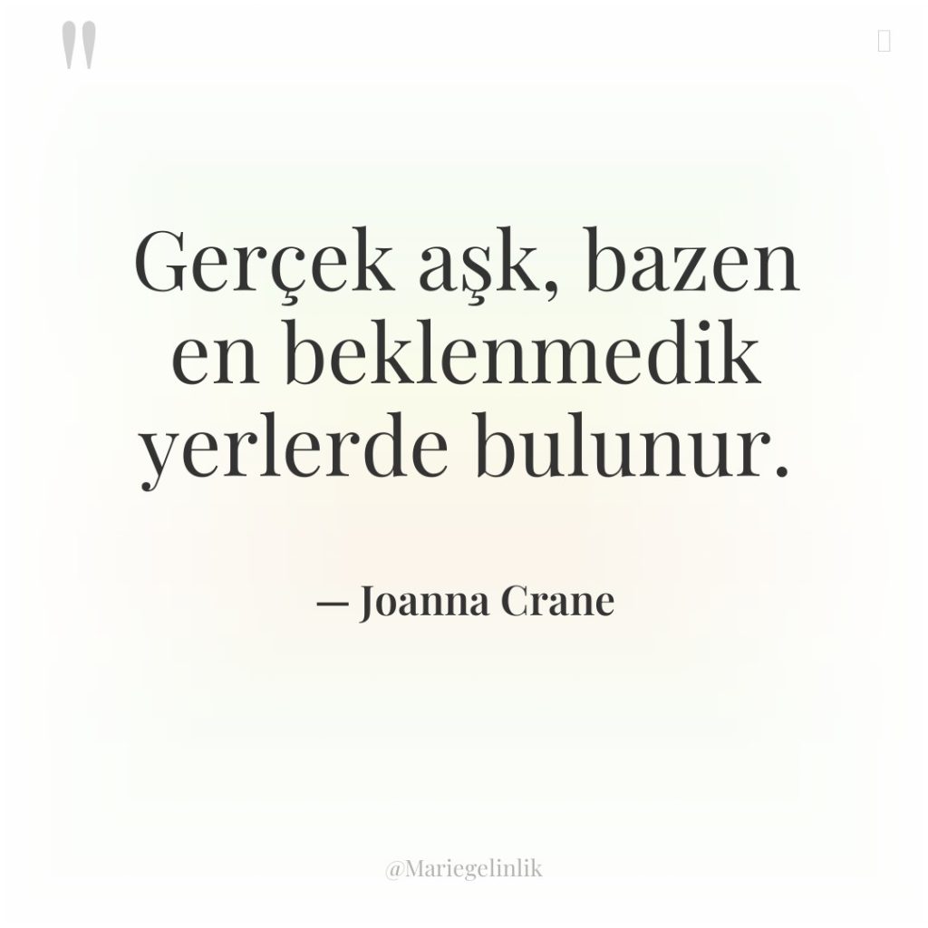 Gerçek aşk, bazen en beklenmedik yerlerde bulunur.