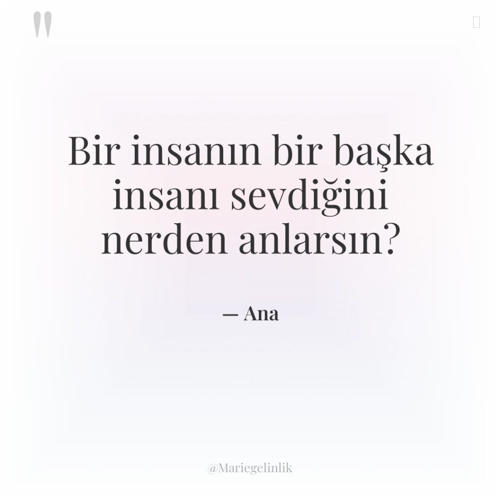Bir insanın bir başka insanı sevdiğini nerden anlarsın?