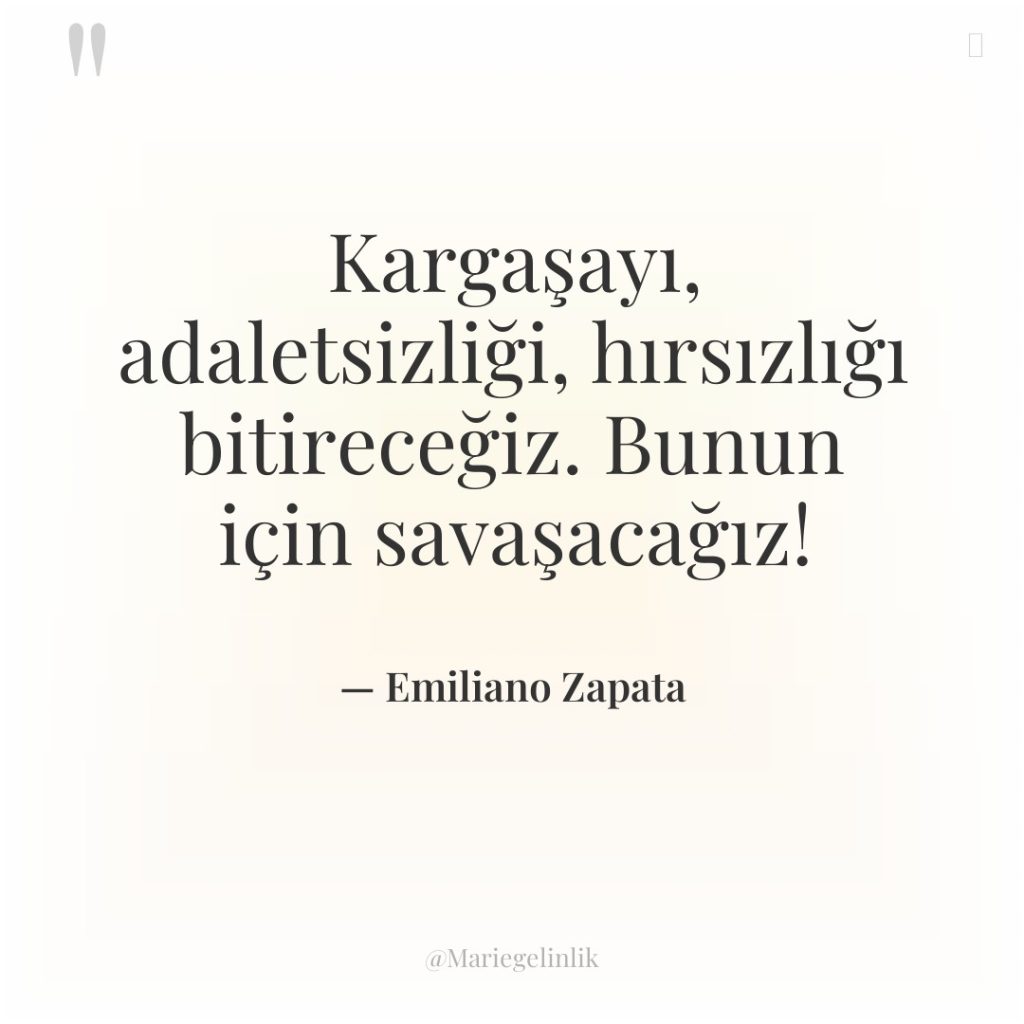 Kargaşayı, adaletsizliği, hırsızlığı bitireceğiz. Bunun için savaşacağız!
