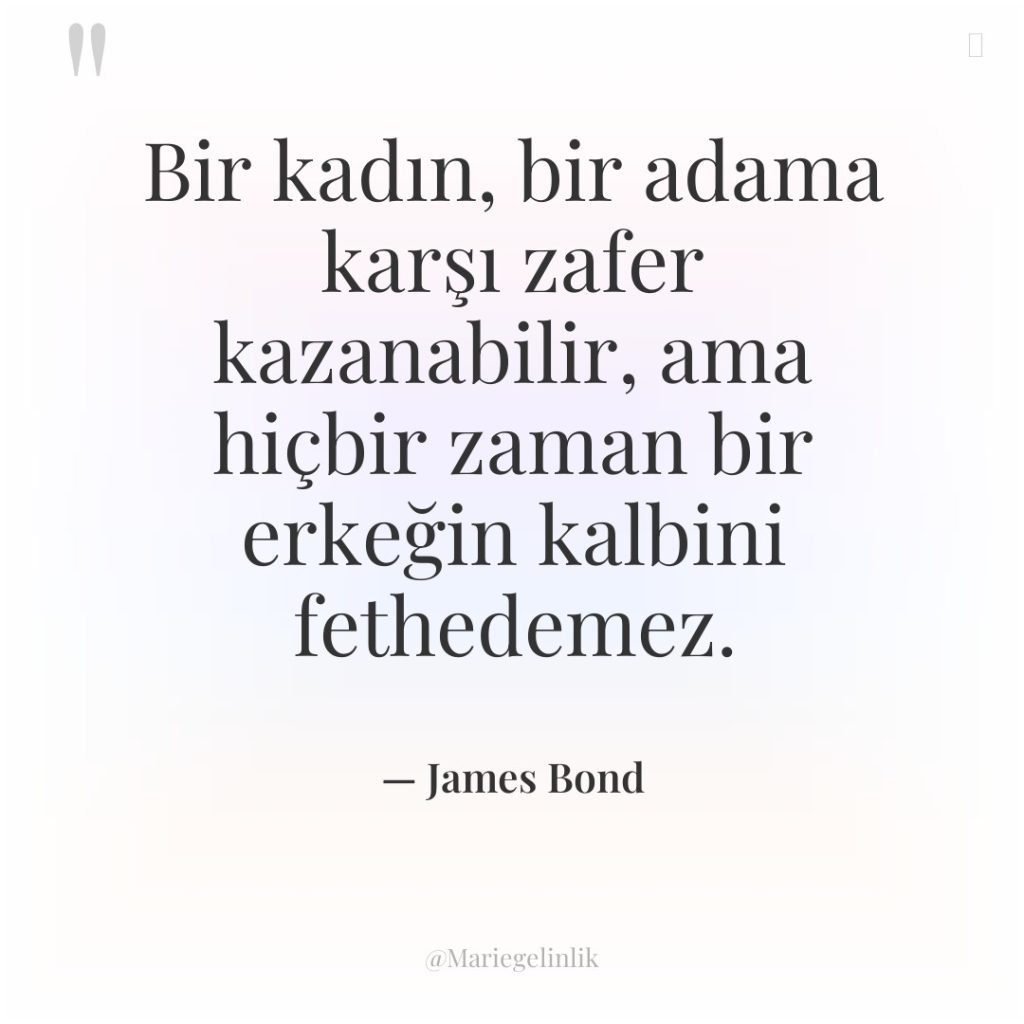 Bir kadın, bir adama karşı zafer kazanabilir, ama hiçbir zaman…