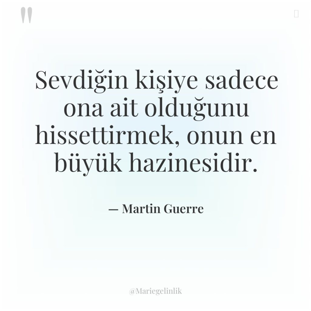 Sevdiğin kişiye sadece ona ait olduğunu hissettirmek, onun en büyük…