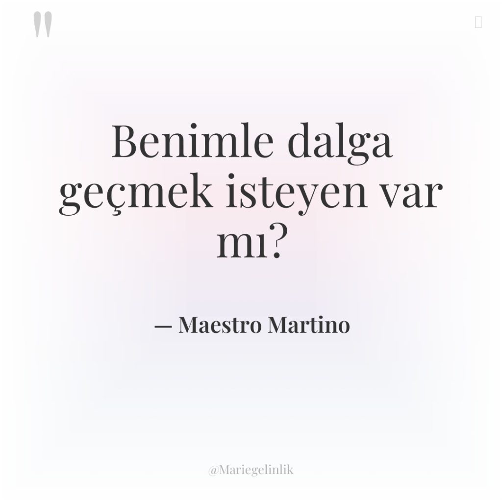 Benimle dalga geçmek isteyen var mı?