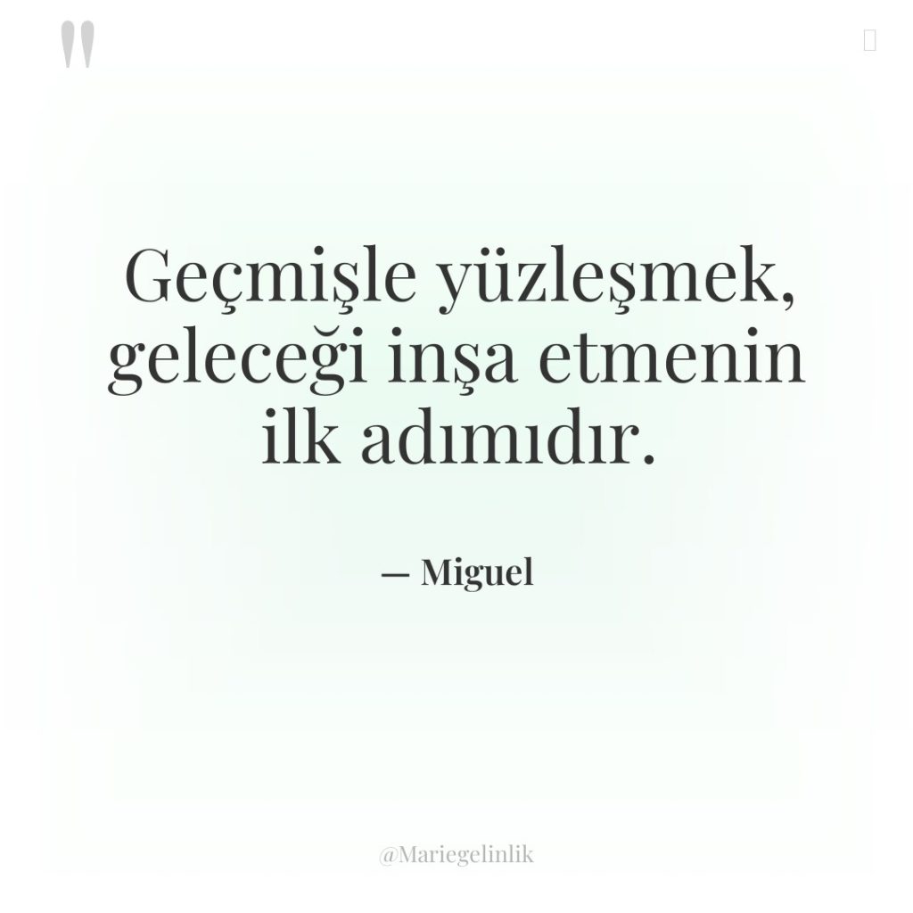 Geçmişle yüzleşmek, geleceği inşa etmenin ilk adımıdır.