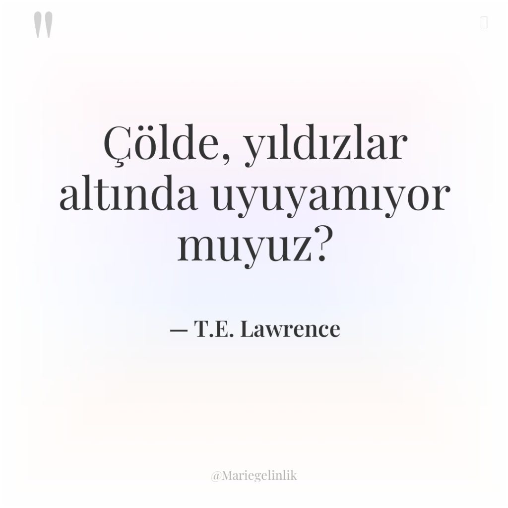 Çölde, yıldızlar altında uyuyamıyor muyuz?