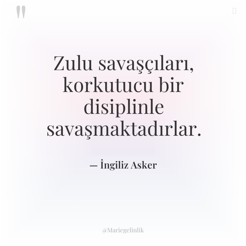 Zulu savaşçıları, korkutucu bir disiplinle savaşmaktadırlar.