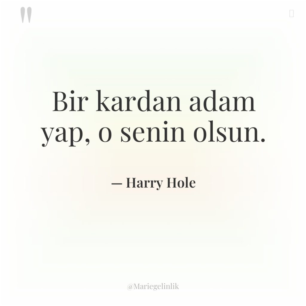 Bir kardan adam yap, o senin olsun.