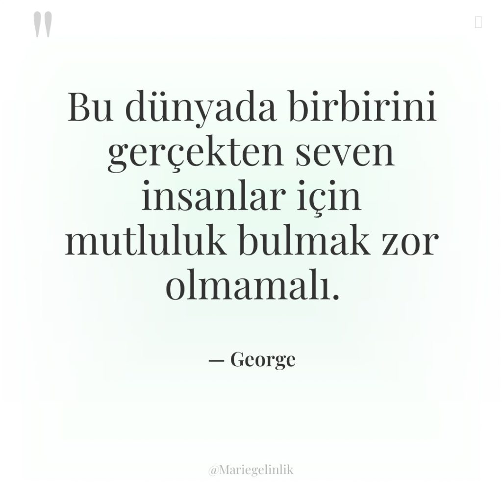 Bu dünyada birbirini gerçekten seven insanlar için mutluluk bulmak zor…
