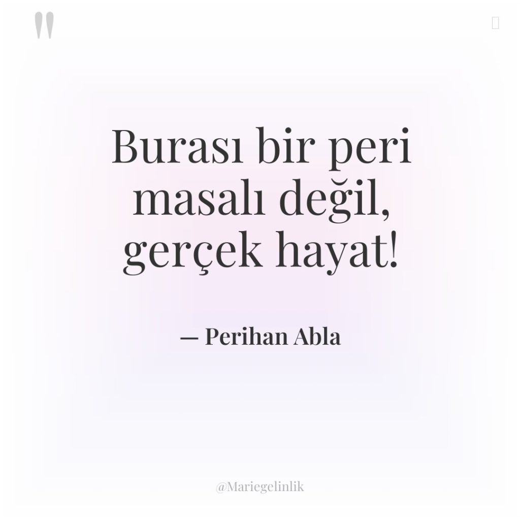 Burası bir peri masalı değil, gerçek hayat!