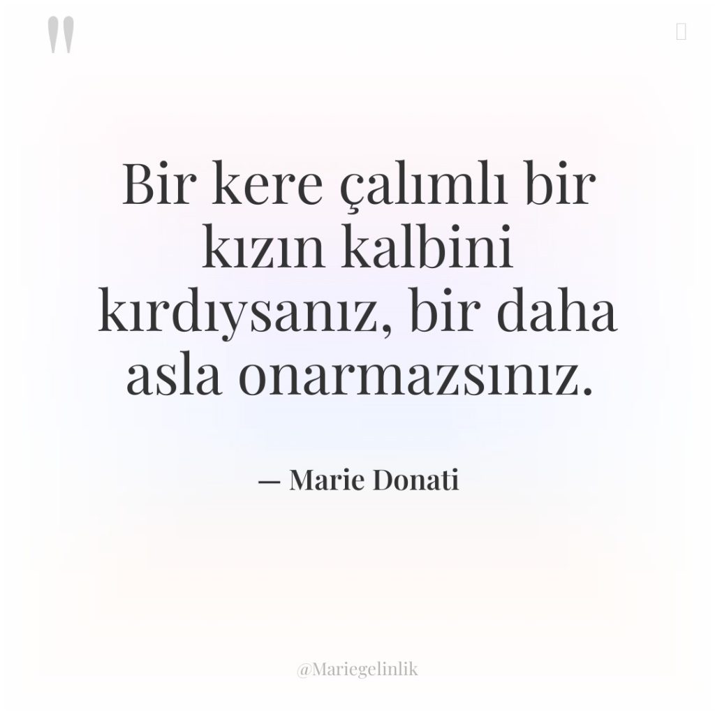 Bir kere çalımlı bir kızın kalbini kırdıysanız, bir daha asla…