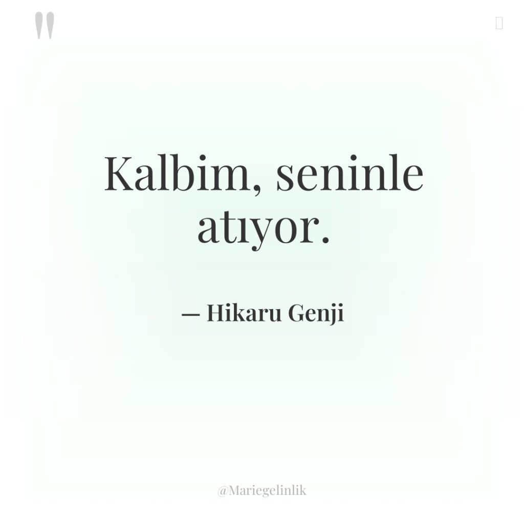 Kalbim, seninle atıyor.