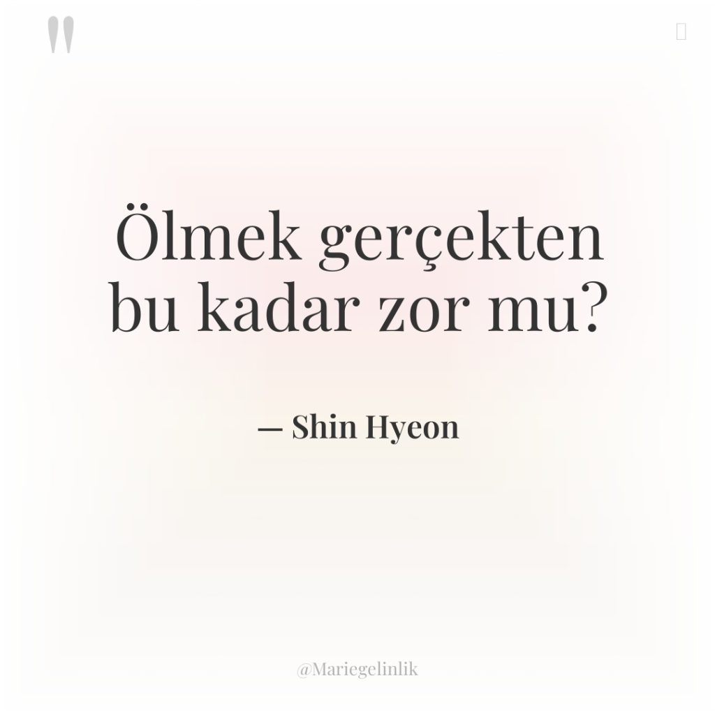 Ölmek gerçekten bu kadar zor mu?