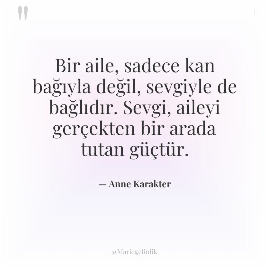 Bir aile, sadece kan bağıyla değil, sevgiyle de bağlıdır. Sevgi,…