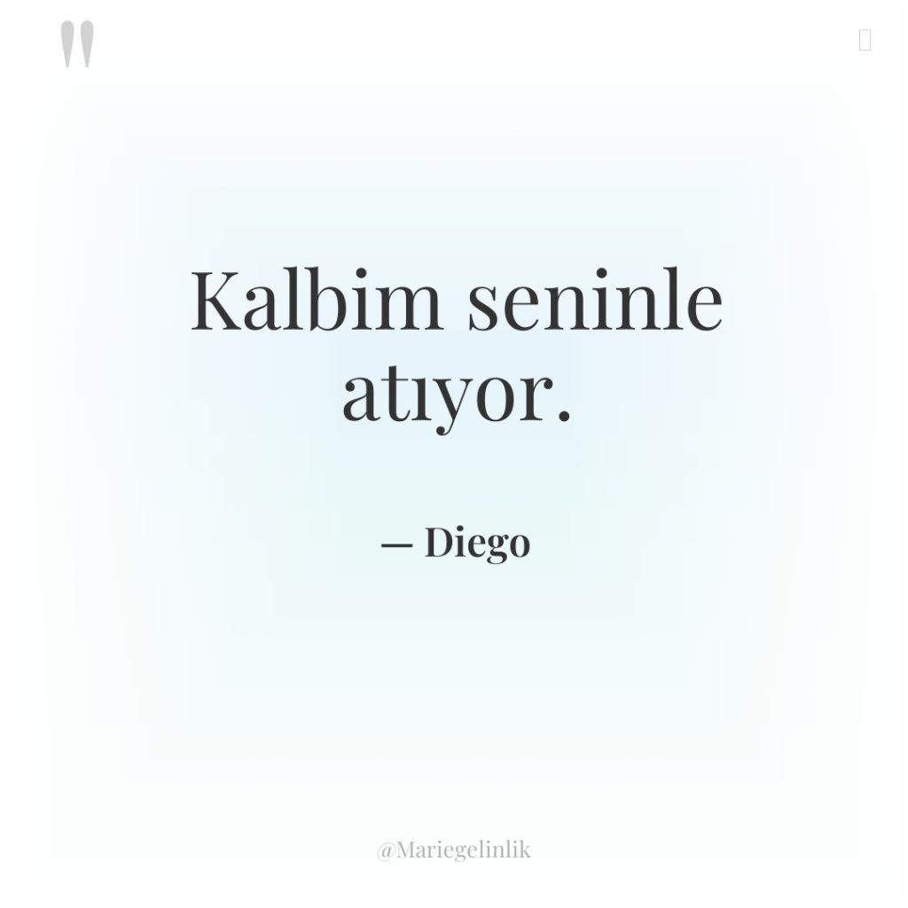 Kalbim seninle atıyor.
