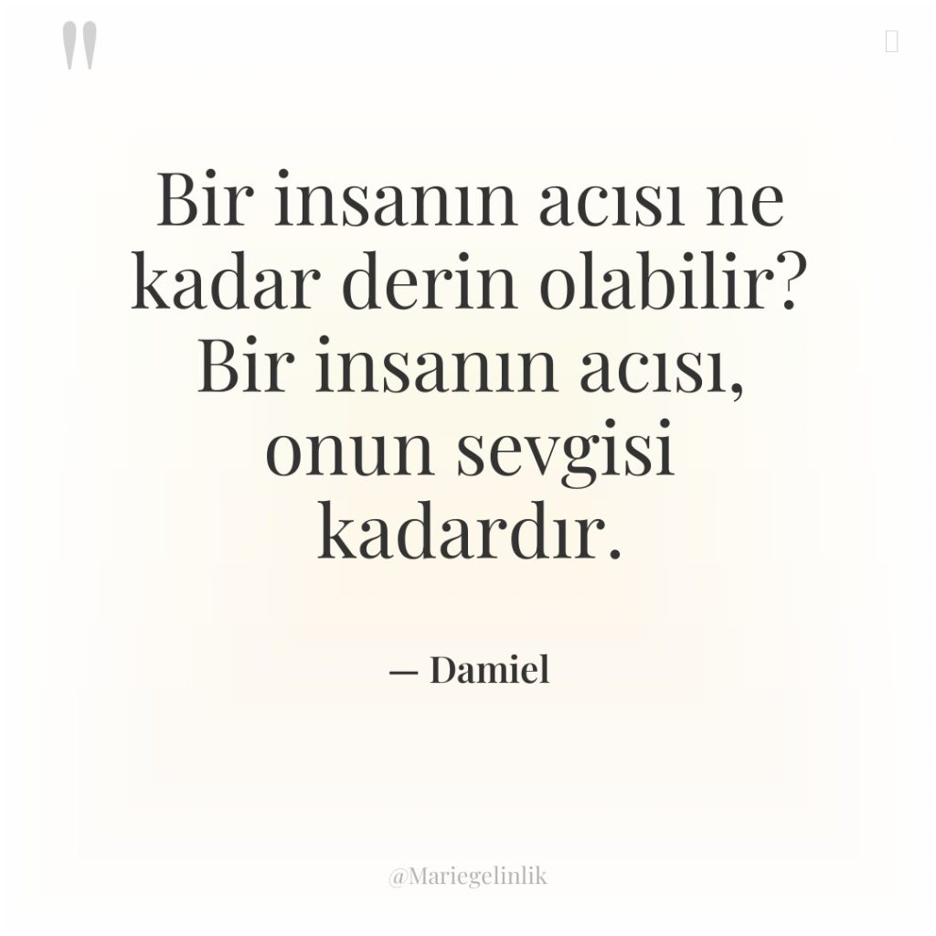 Bir insanın acısı ne kadar derin olabilir? Bir insanın acısı,…