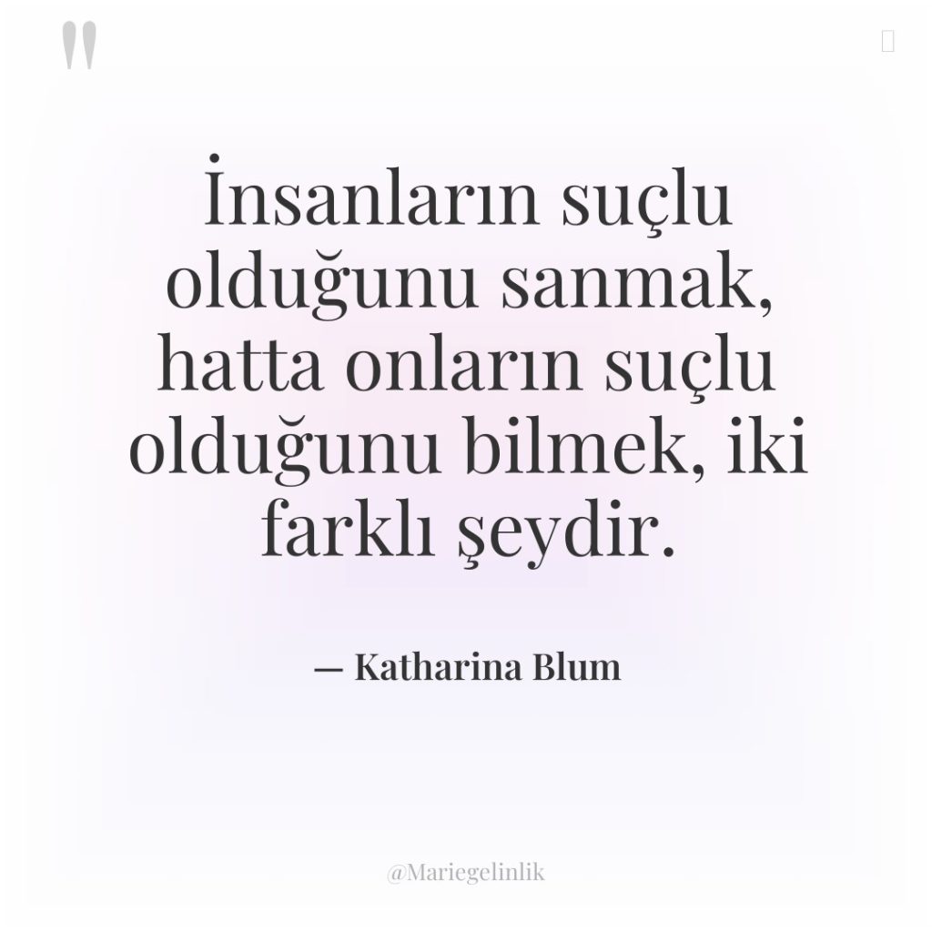 İnsanların suçlu olduğunu sanmak, hatta onların suçlu olduğunu bilmek, iki…