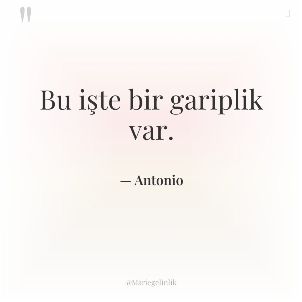 Bu işte bir gariplik var.