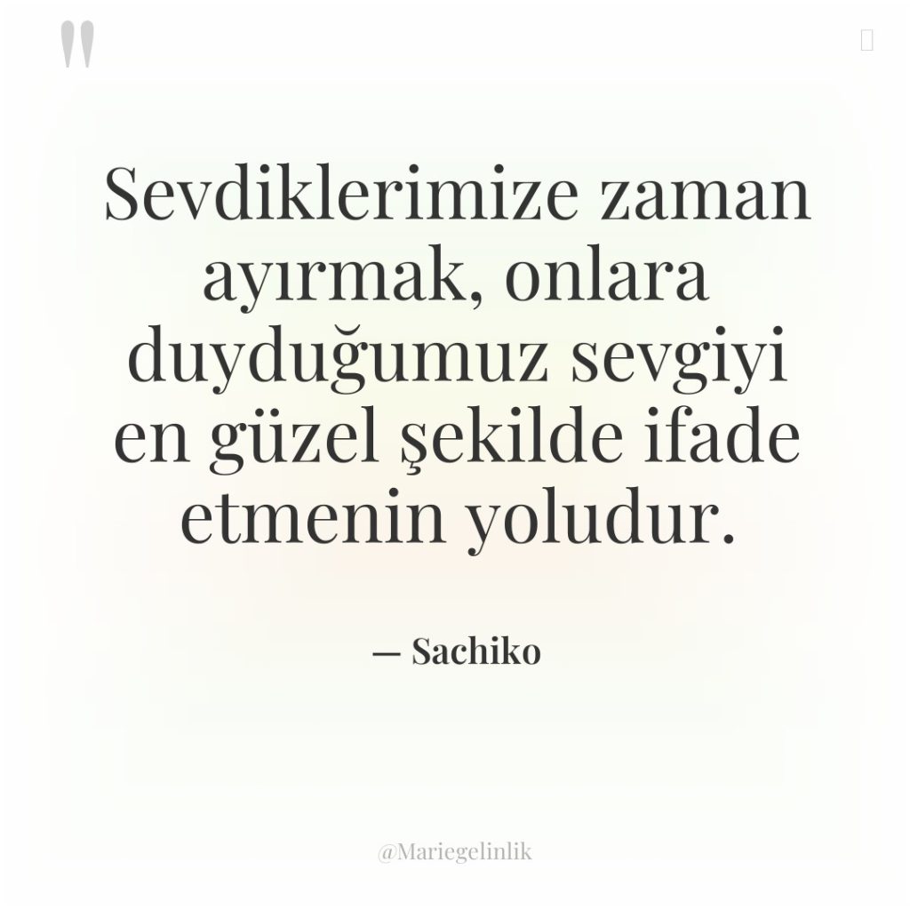 Sevdiklerimize zaman ayırmak, onlara duyduğumuz sevgiyi en güzel şekilde ifade…