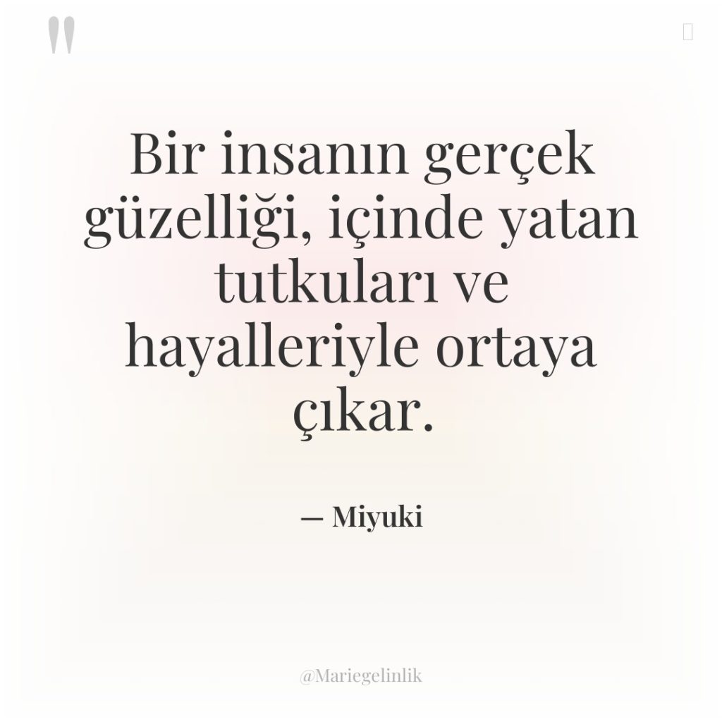 Bir insanın gerçek güzelliği, içinde yatan tutkuları ve hayalleriyle ortaya…