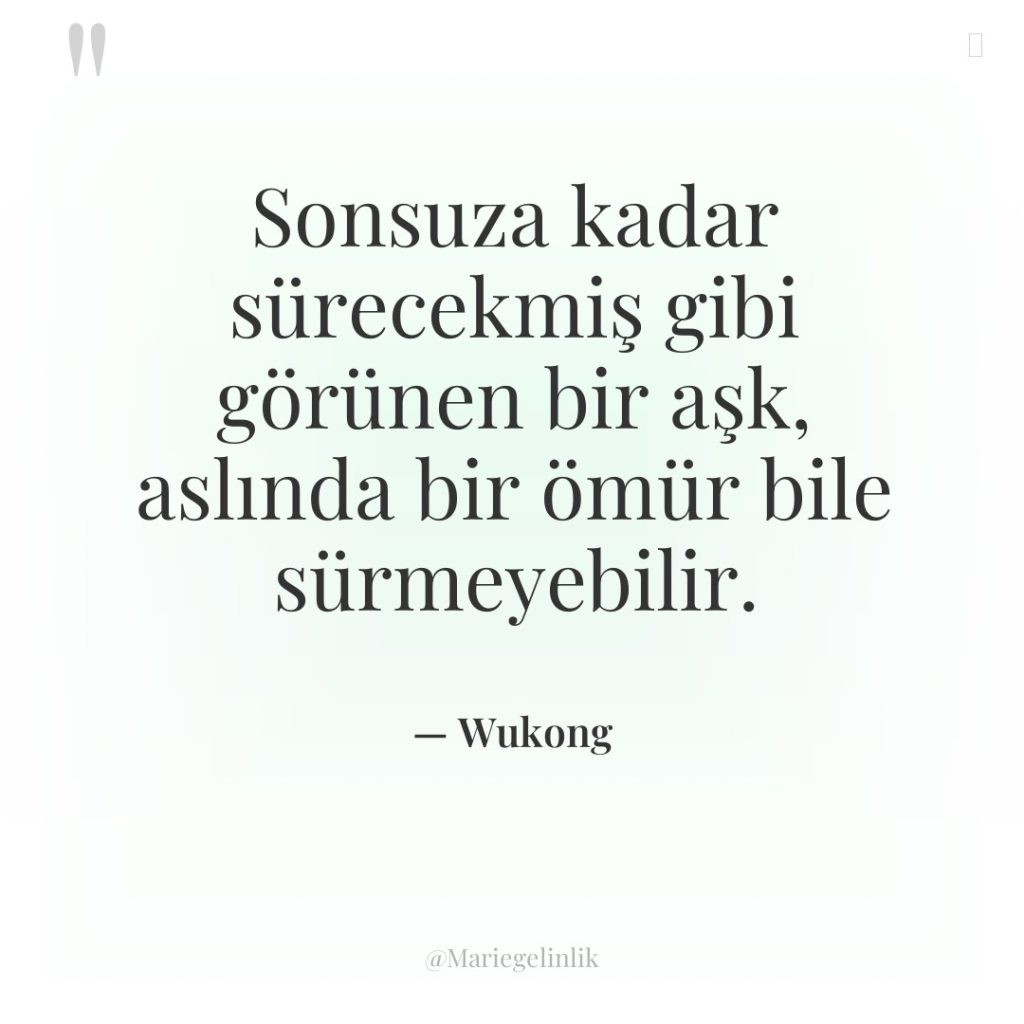 Sonsuza kadar sürecekmiş gibi görünen bir aşk, aslında bir ömür…
