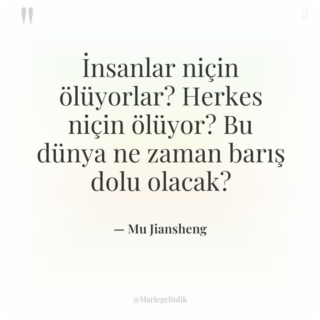İnsanlar niçin ölüyorlar? Herkes niçin ölüyor? Bu dünya ne zaman…