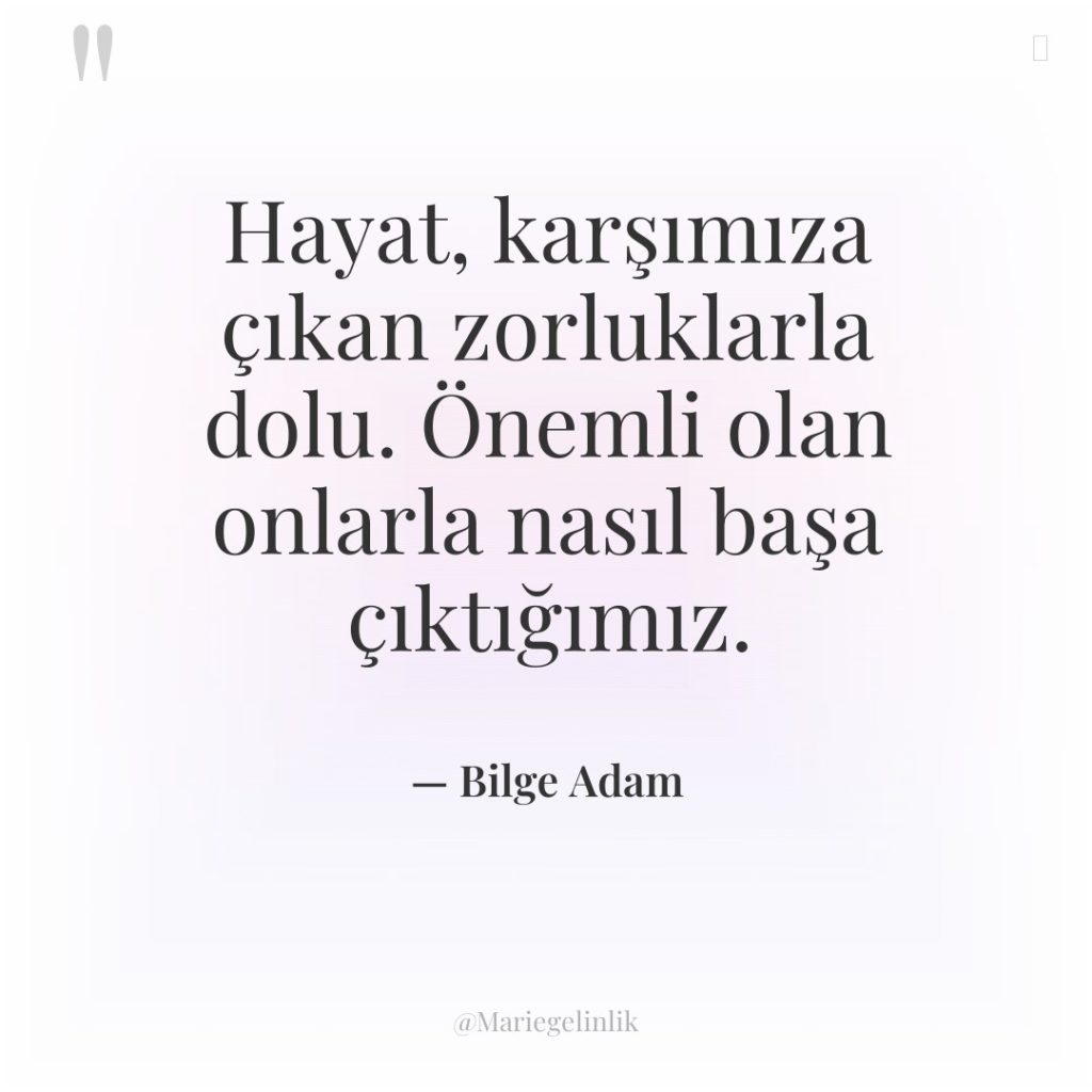 Hayat, karşımıza çıkan zorluklarla dolu. Önemli olan onlarla nasıl başa…