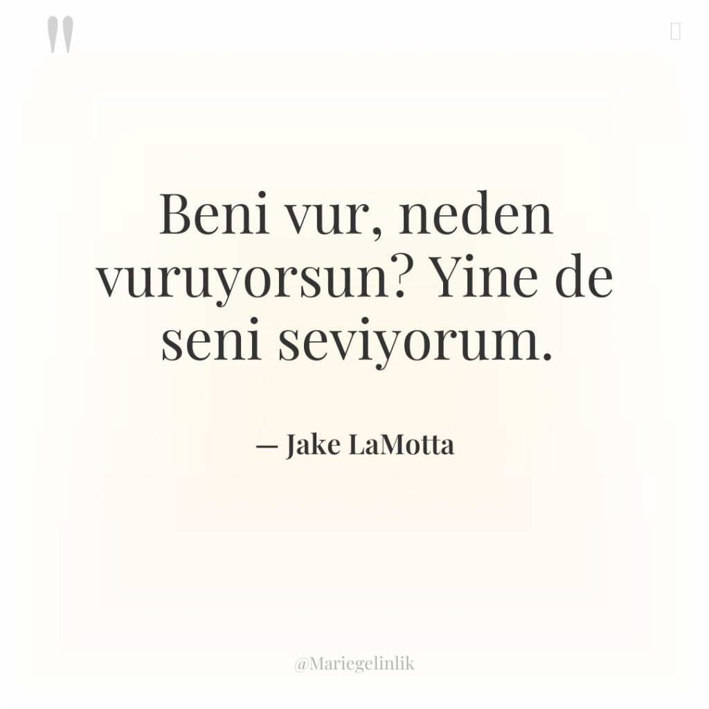 Beni vur, neden vuruyorsun? Yine de seni seviyorum.