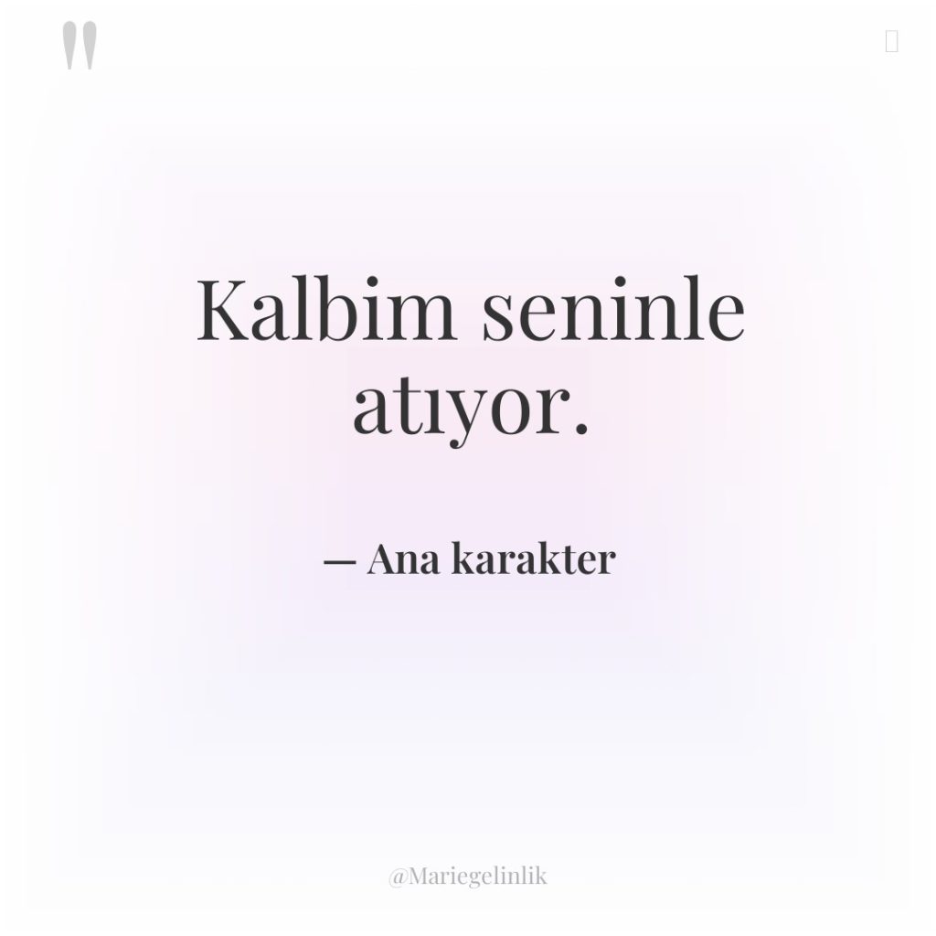 Kalbim seninle atıyor.