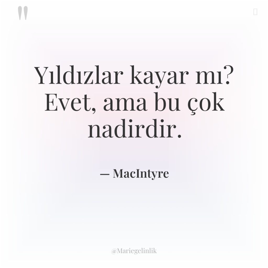 Yıldızlar kayar mı? Evet, ama bu çok nadirdir.