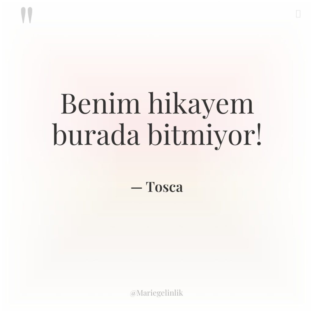 Benim hikayem burada bitmiyor!