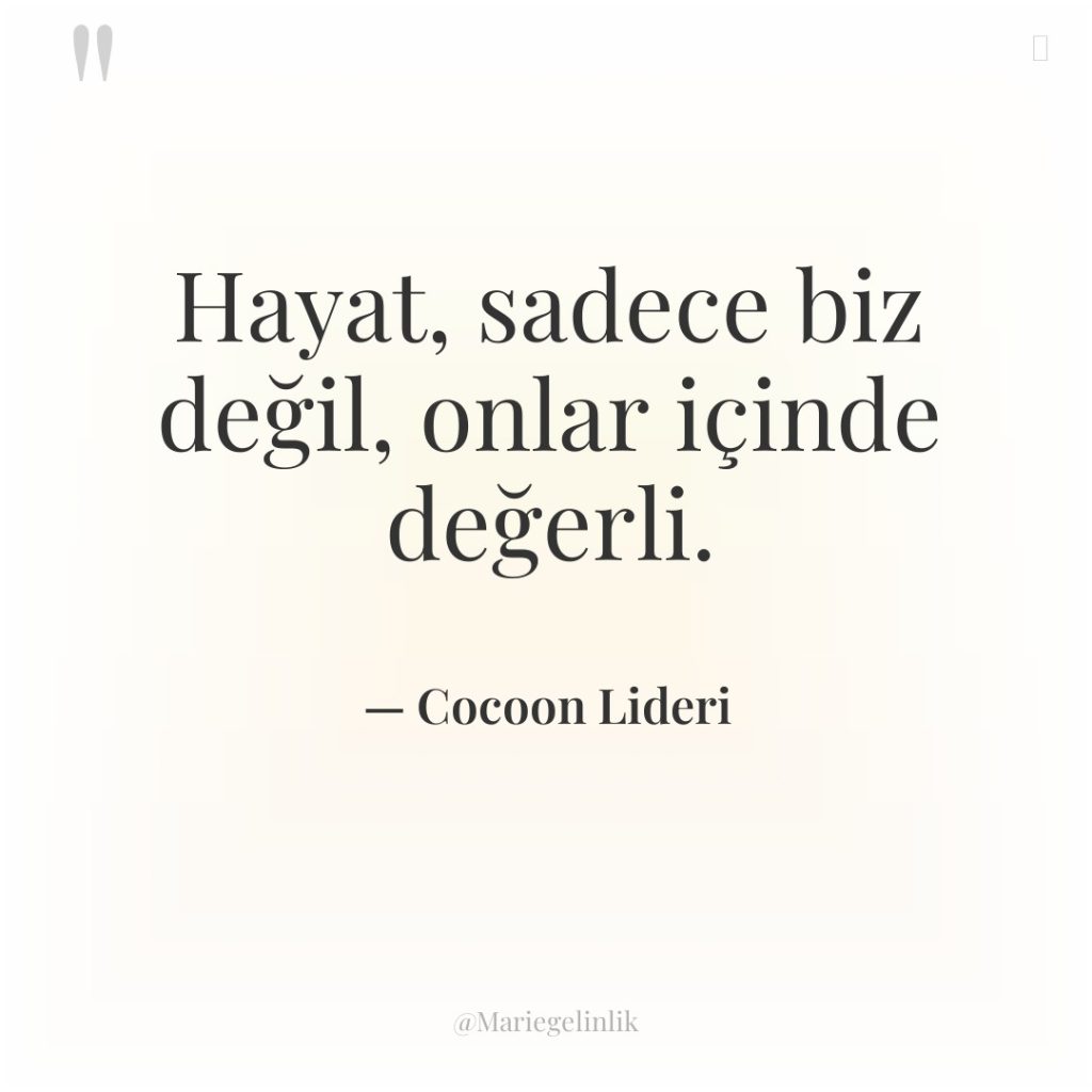 Hayat, sadece biz değil, onlar içinde değerli.
