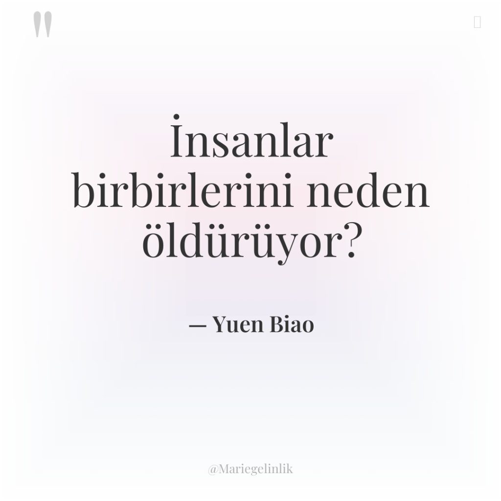 İnsanlar birbirlerini neden öldürüyor?