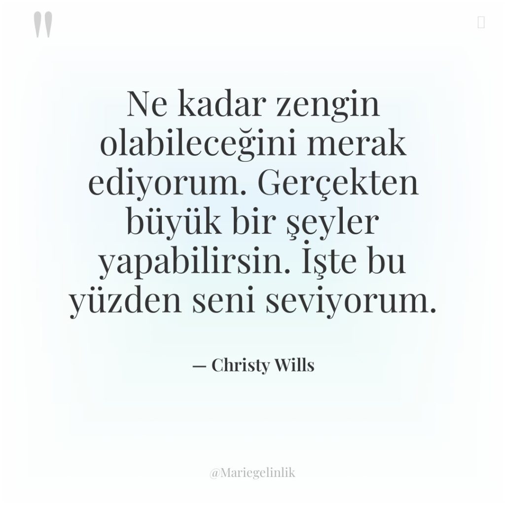 Ne kadar zengin olabileceğini merak ediyorum. Gerçekten büyük bir şeyler…