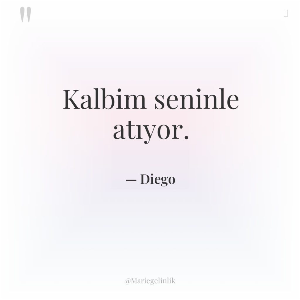 Kalbim seninle atıyor.