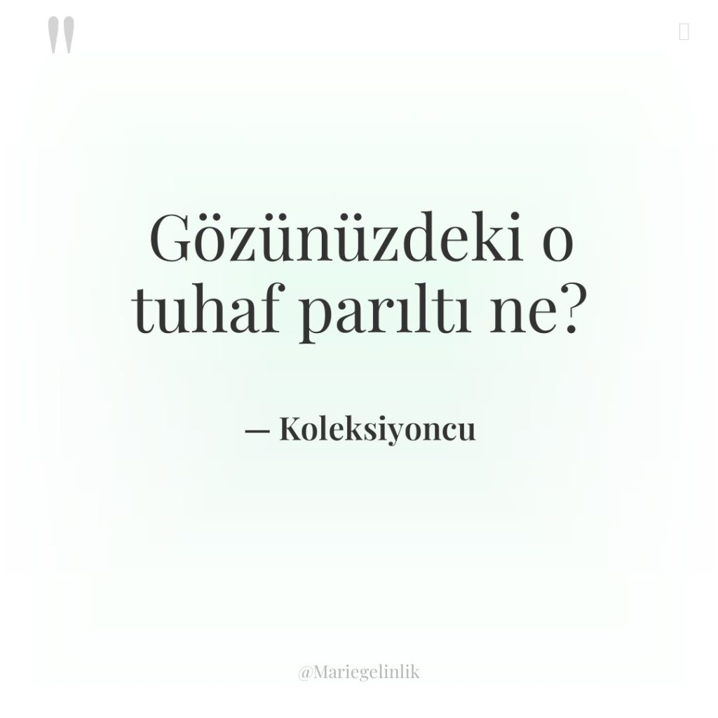 Gözünüzdeki o tuhaf parıltı ne?