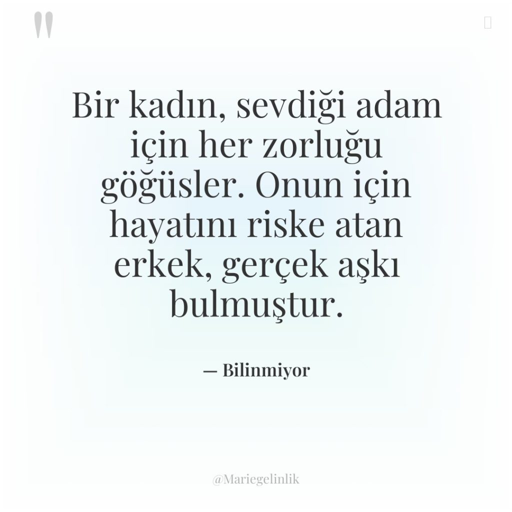 Bir kadın, sevdiği adam için her zorluğu göğüsler. Onun için…