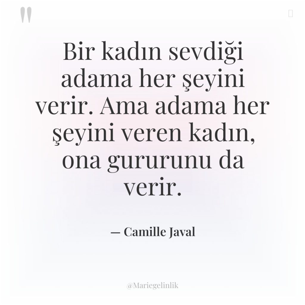 Bir kadın sevdiği adama her şeyini verir. Ama adama her…