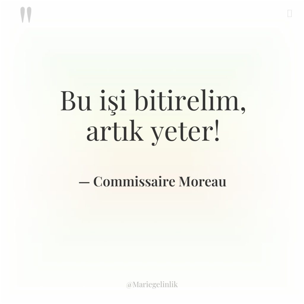 Bu işi bitirelim, artık yeter!