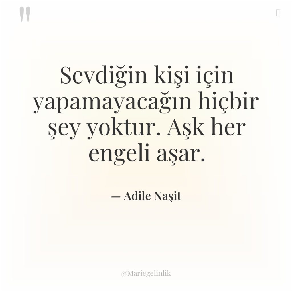 Sevdiğin kişi için yapamayacağın hiçbir şey yoktur. Aşk her engeli…