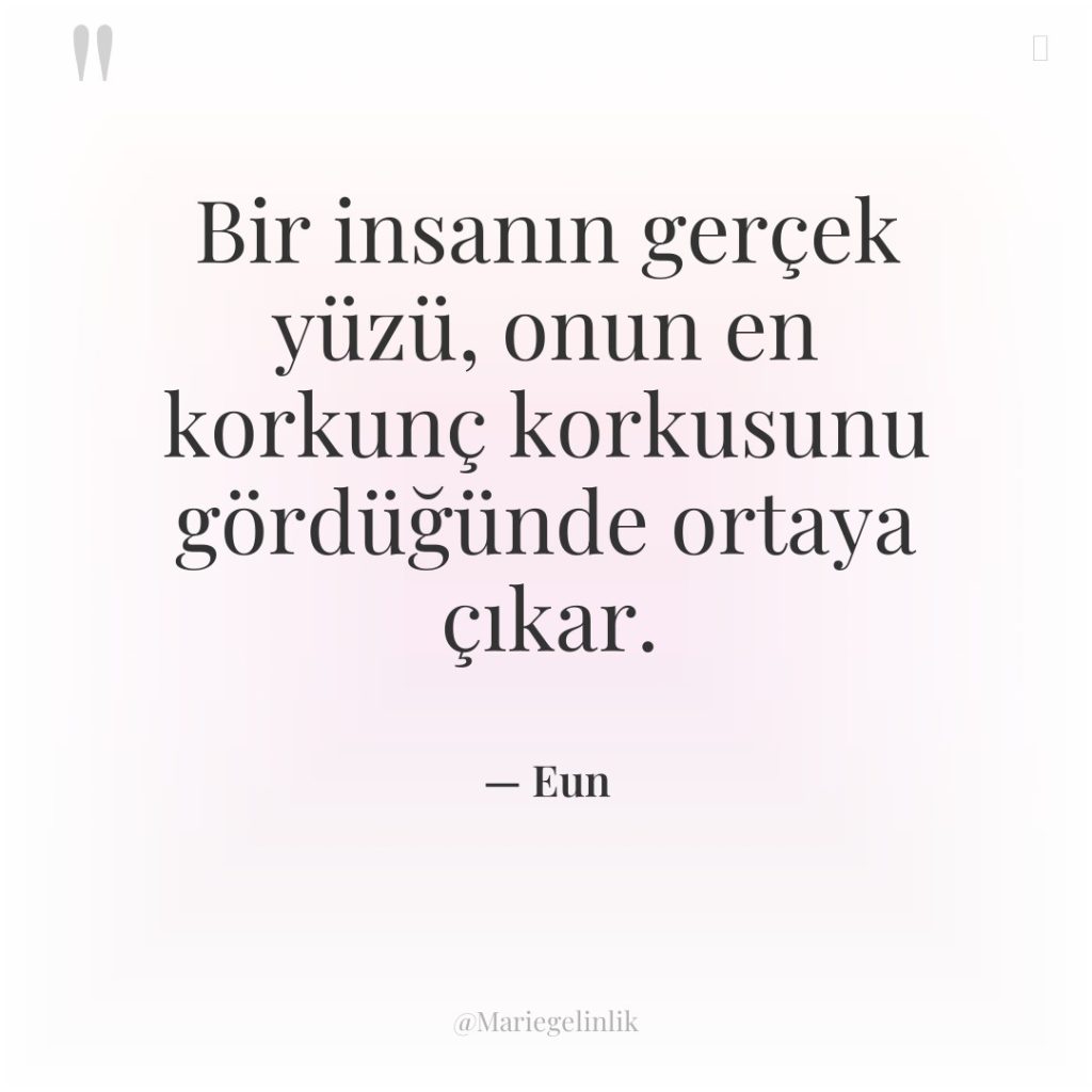 Bir insanın gerçek yüzü, onun en korkunç korkusunu gördüğünde ortaya…