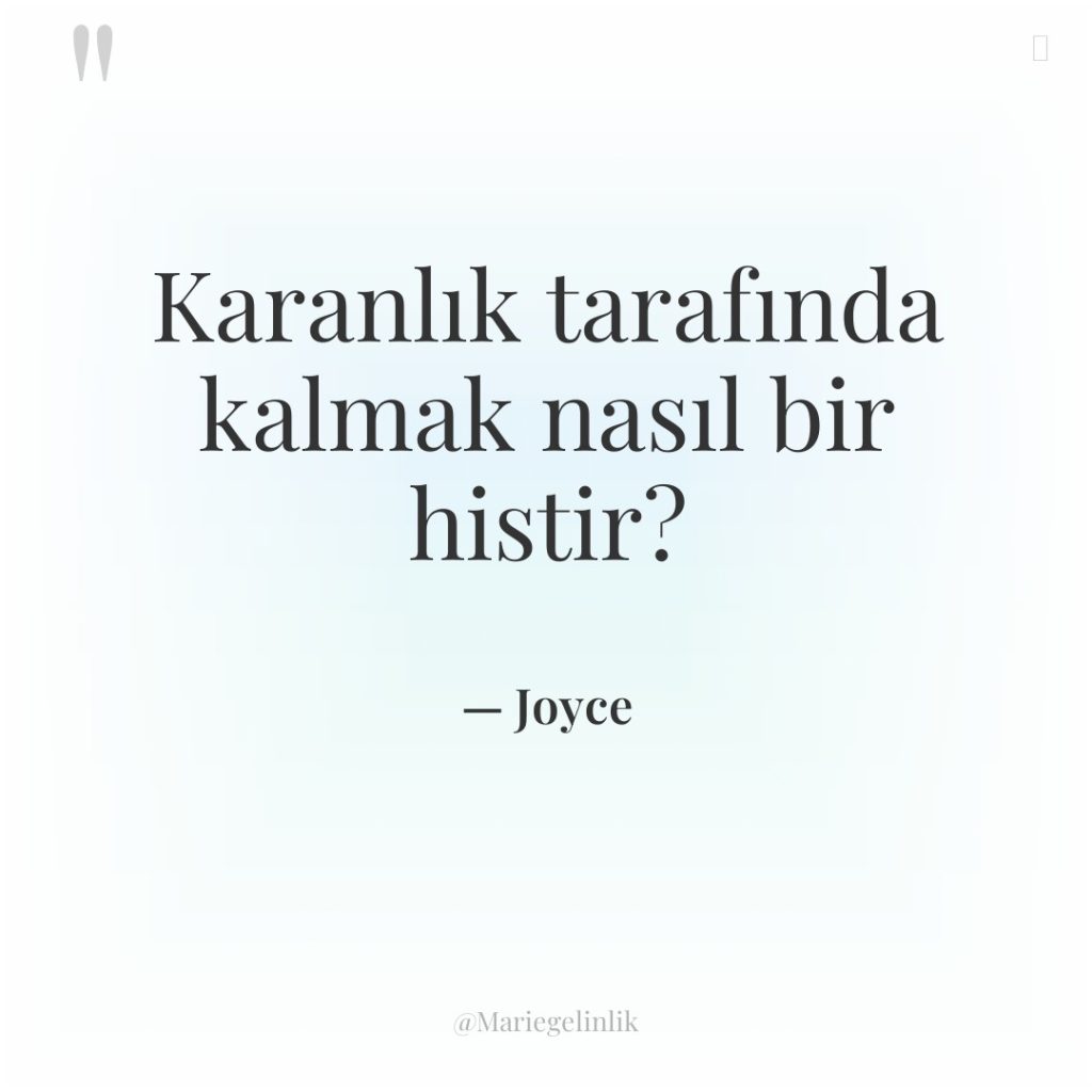 Karanlık tarafında kalmak nasıl bir histir?