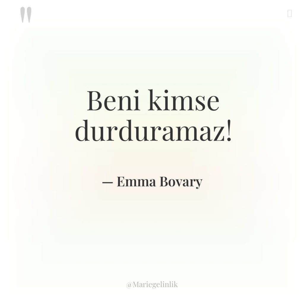 Beni kimse durduramaz!