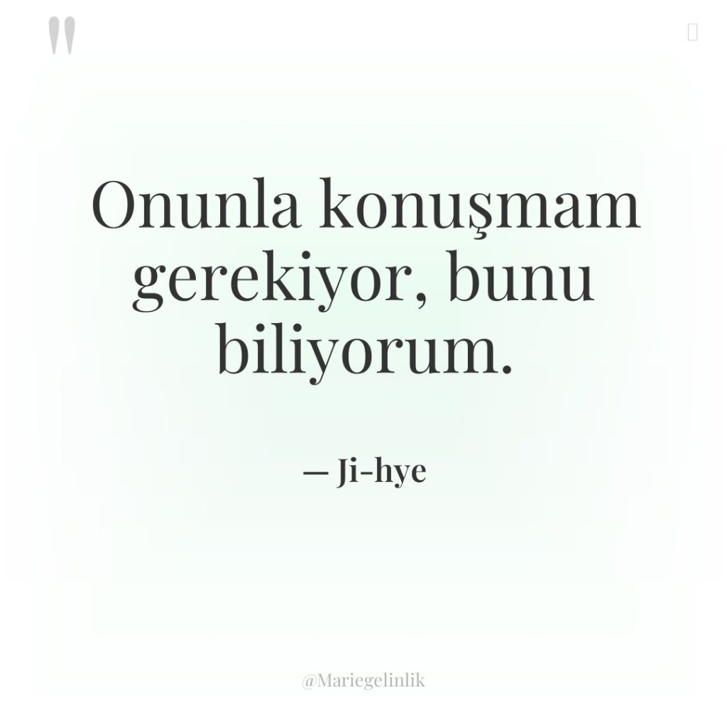 Onunla konuşmam gerekiyor, bunu biliyorum.