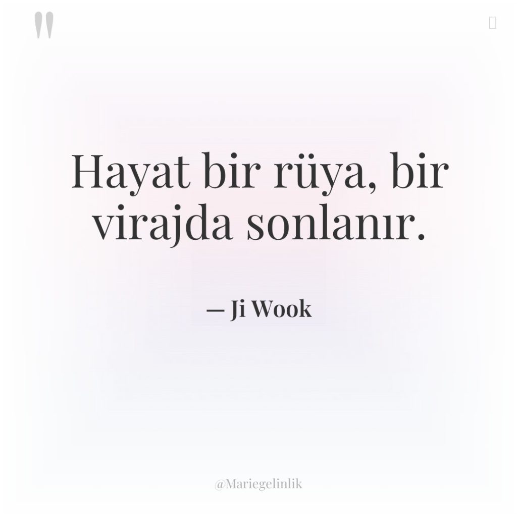 Hayat bir rüya, bir virajda sonlanır.