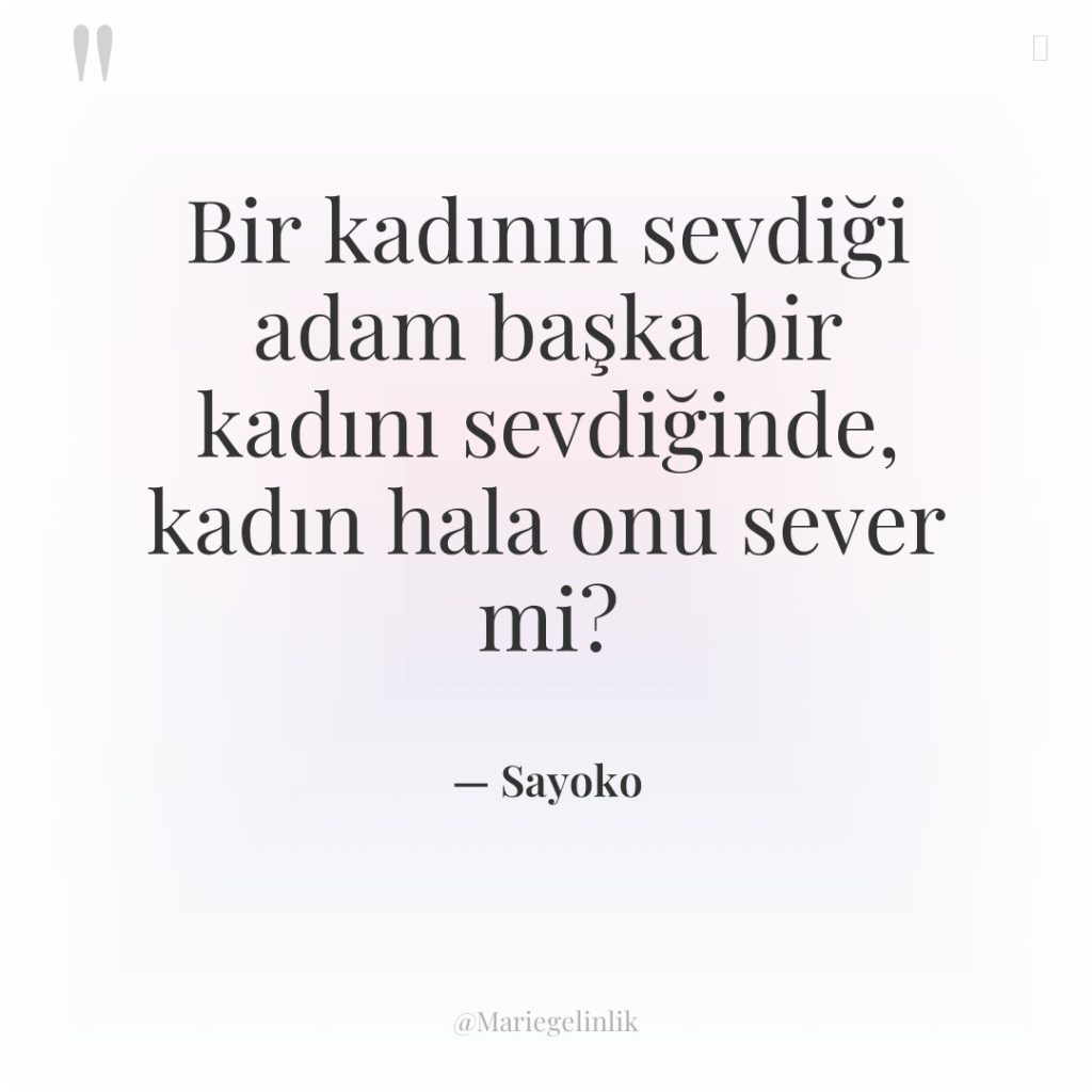 Bir kadının sevdiği adam başka bir kadını sevdiğinde, kadın hala…