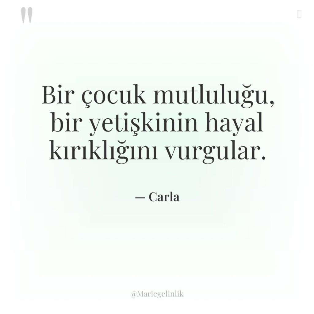 Bir çocuk mutluluğu, bir yetişkinin hayal kırıklığını vurgular.