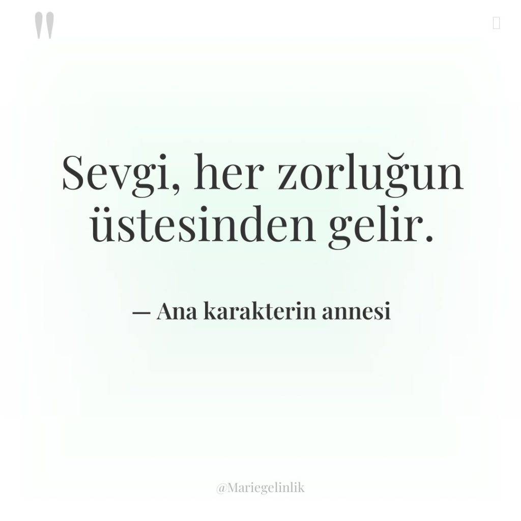 Sevgi, her zorluğun üstesinden gelir.