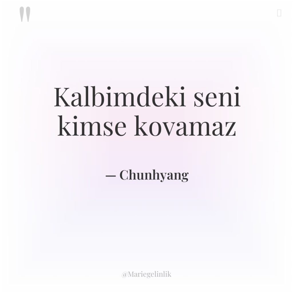 Kalbimdeki seni kimse kovamaz